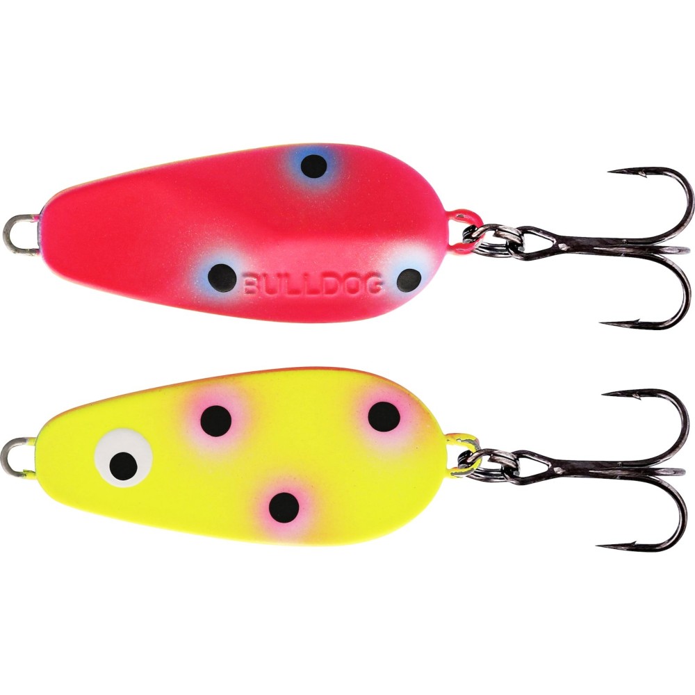 Westin Bulldog - Spoon Pink/Yellow Clown - 3,3cm - 4g - 1 Stück