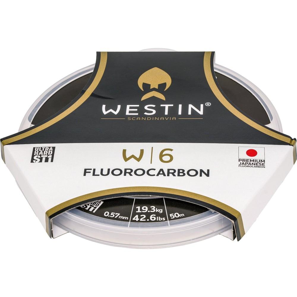 Westin W6 ST1 Fluorocarbon Clear - 0.65mm - 25.1kg - 50m