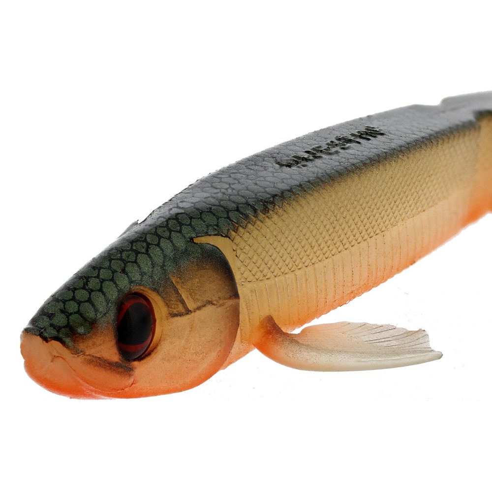 Westin TwinTeez Pelagic V-Tail - Gummifisch Bass Orange - 14cm - 15g - 2 Stück