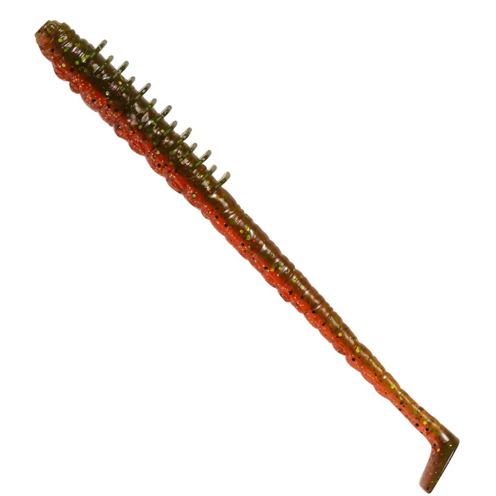 Westin Wiggle Worm - Wurm Motoroil Moss - 11cm - 4g - 4 Stück