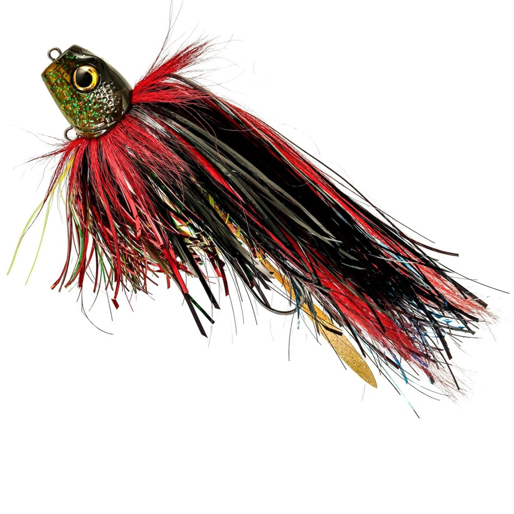 Westin Monsterfly - Hybridköder Motoroil Blood - 22cm - 44g - Slow Sinking - 1 Stück