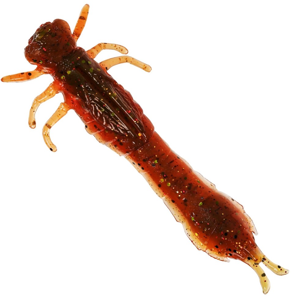 Westin Odonata Ned - Creaturebait Motoroil Moss - 6,5cm - 2g - 4 Stück