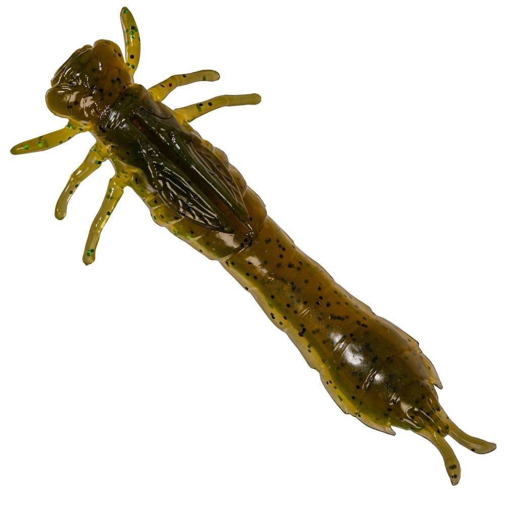 Westin Odonata Ned - Creaturebait UV Moss - 6,5cm - 2g - 4 Stück