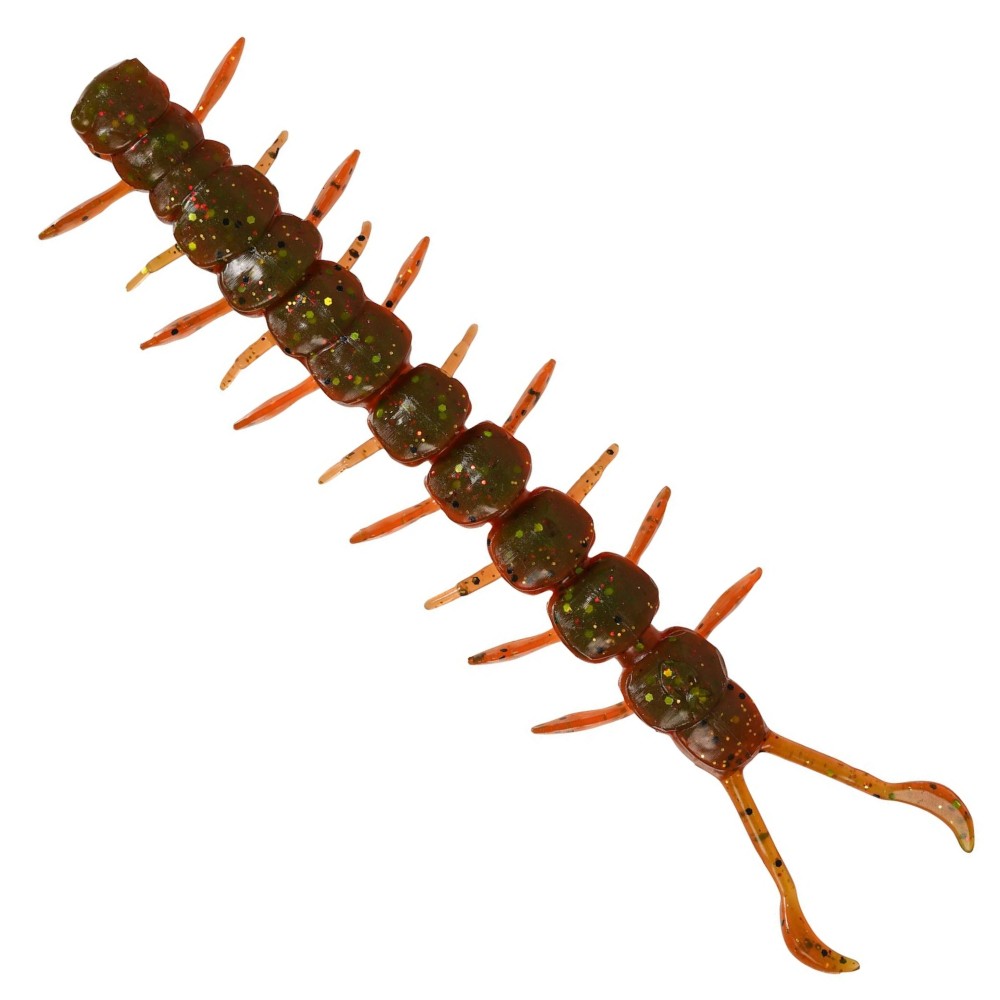 Westin Centipede - Creaturebait Motoroil Moss - 9,5cm - 4g - 4 Stück