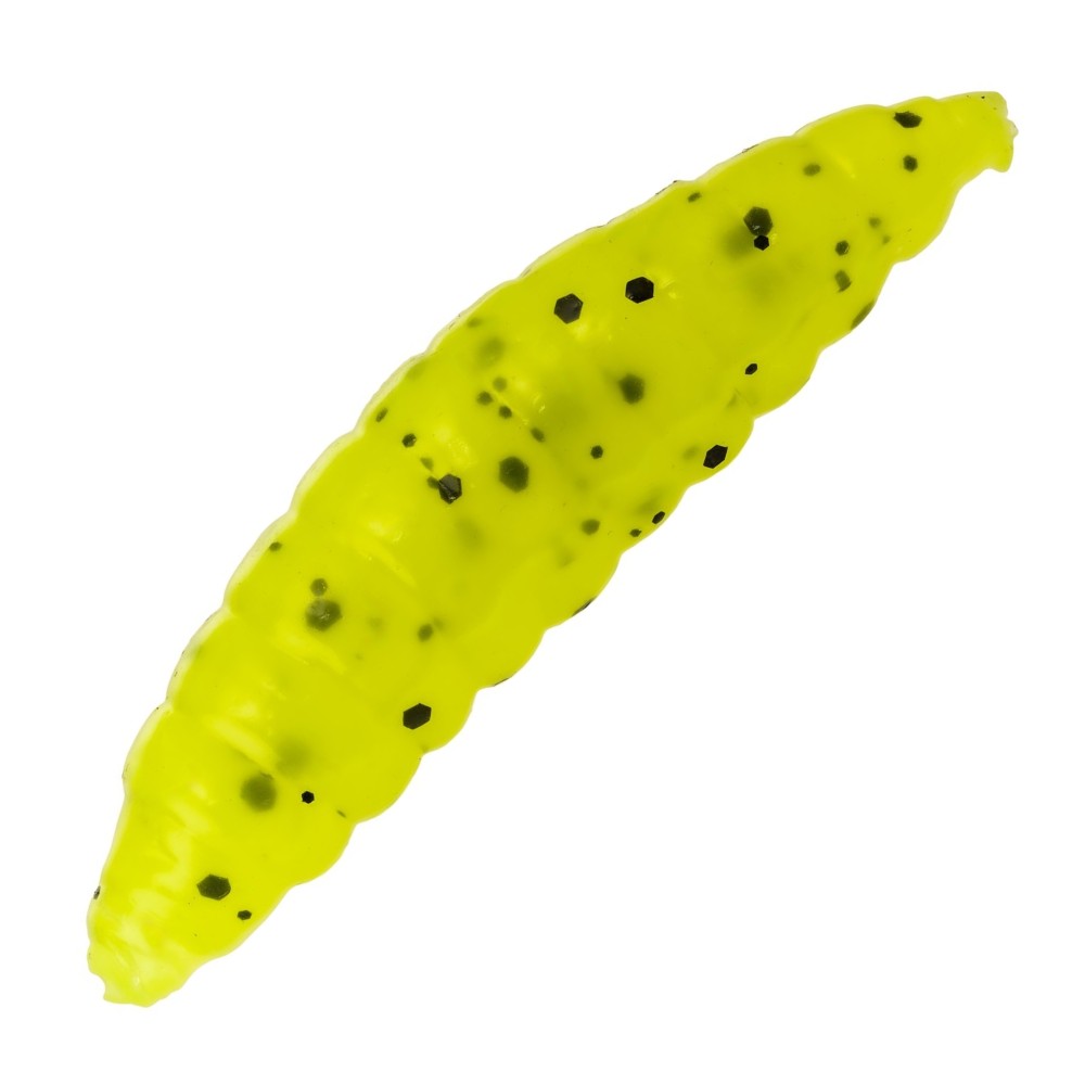 Westin Maggot - Creaturebait Chartreuse - 4,8cm - 2,2g - Banana - 8 Stück