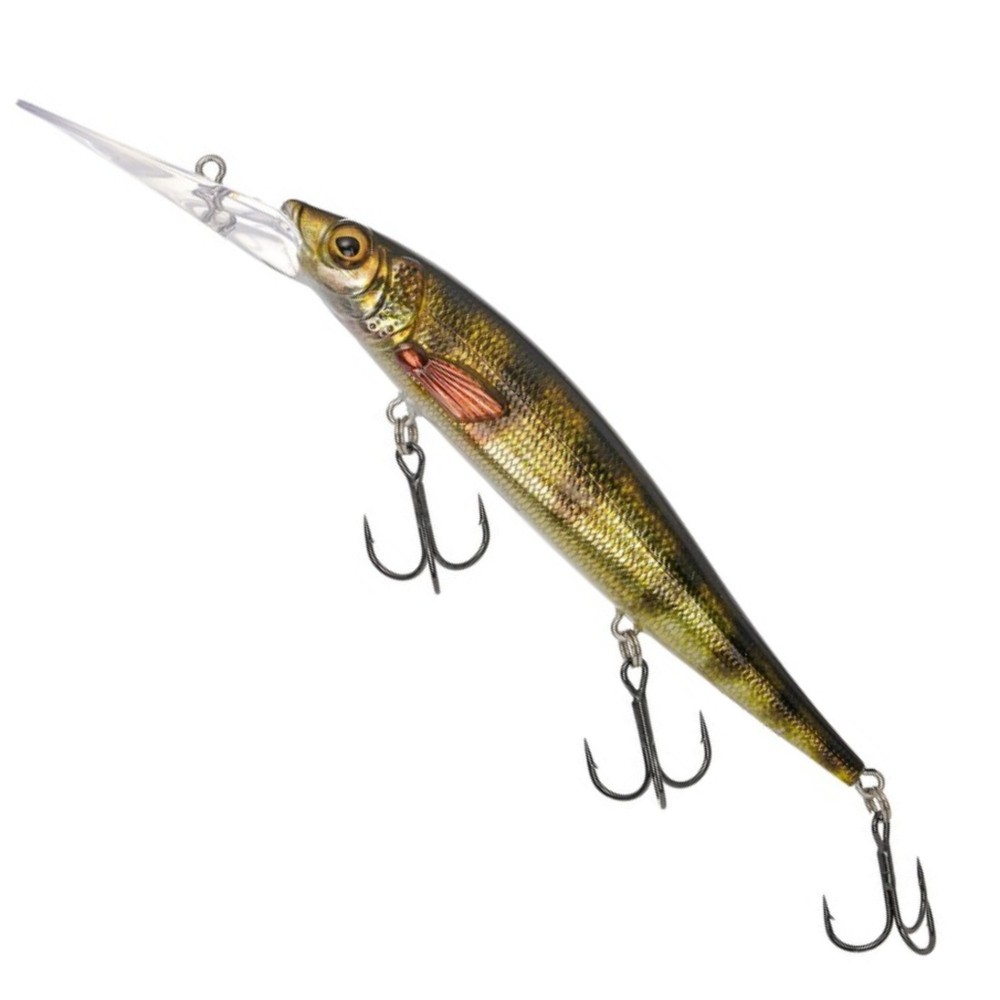 Westin Jerkbite DR 11cm - Wobbler Real Perch - 11cm - 15g - suspending - 1 Stück