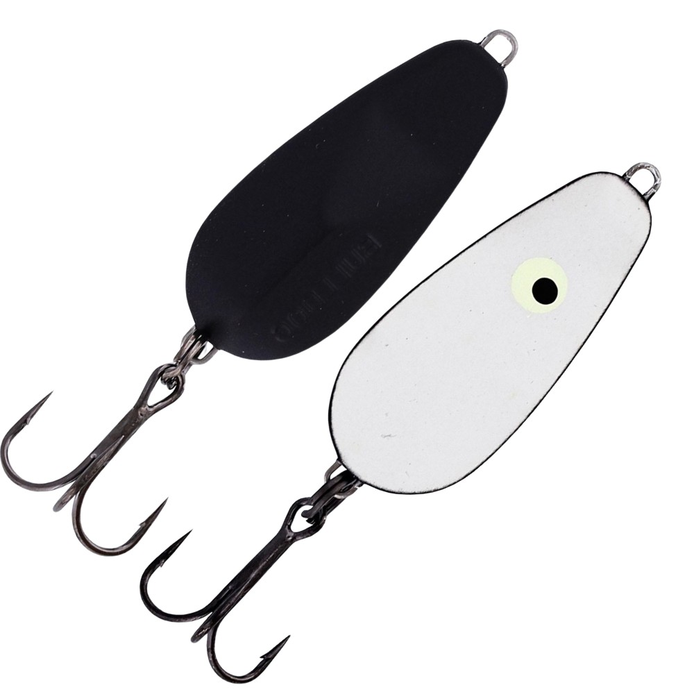 Westin Bulldog - Spoon Black/White (Glow) - 4,4cm - 10g