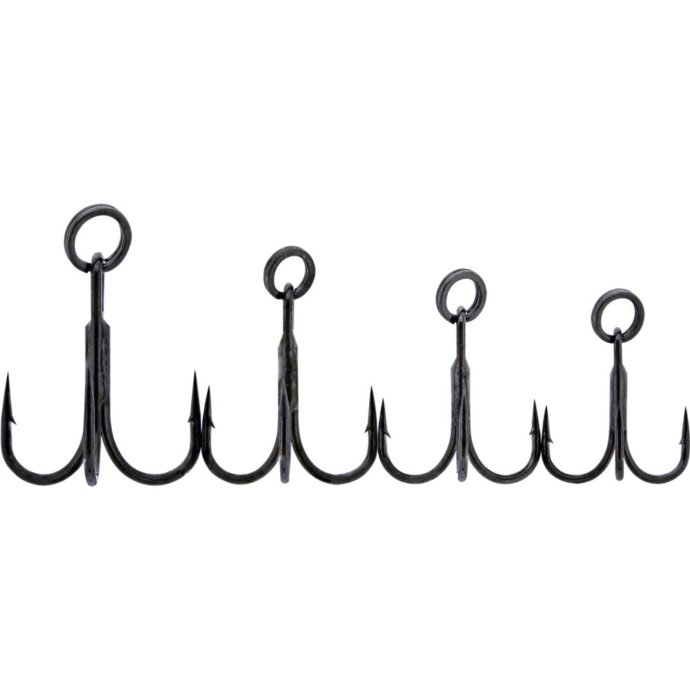 Westin Rigged Trout - Treble Hooks - Drilling Black - #6 - 8 Stück