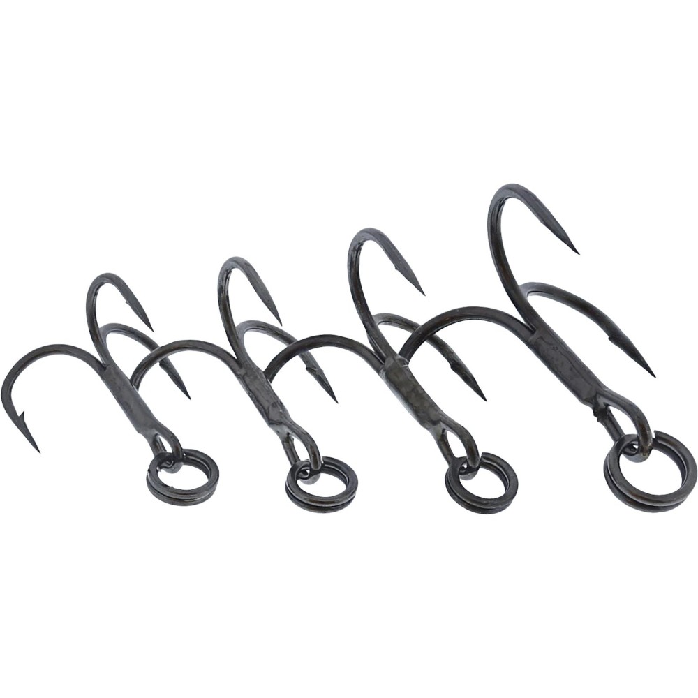 Westin Rigged Trout - Treble Hooks - Drilling Black - #12 - 8 Stück