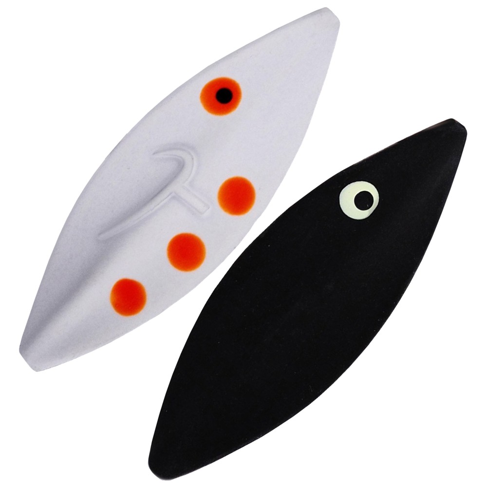 Westin Twister - Spoon Black/White (Glow) - 5,1cm - 7,5g