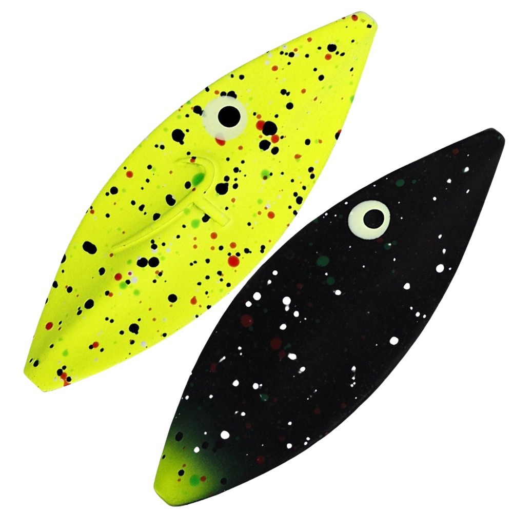 Westin Twister - Spoon Black/Yellow Splat - 5,1cm - 7,5g