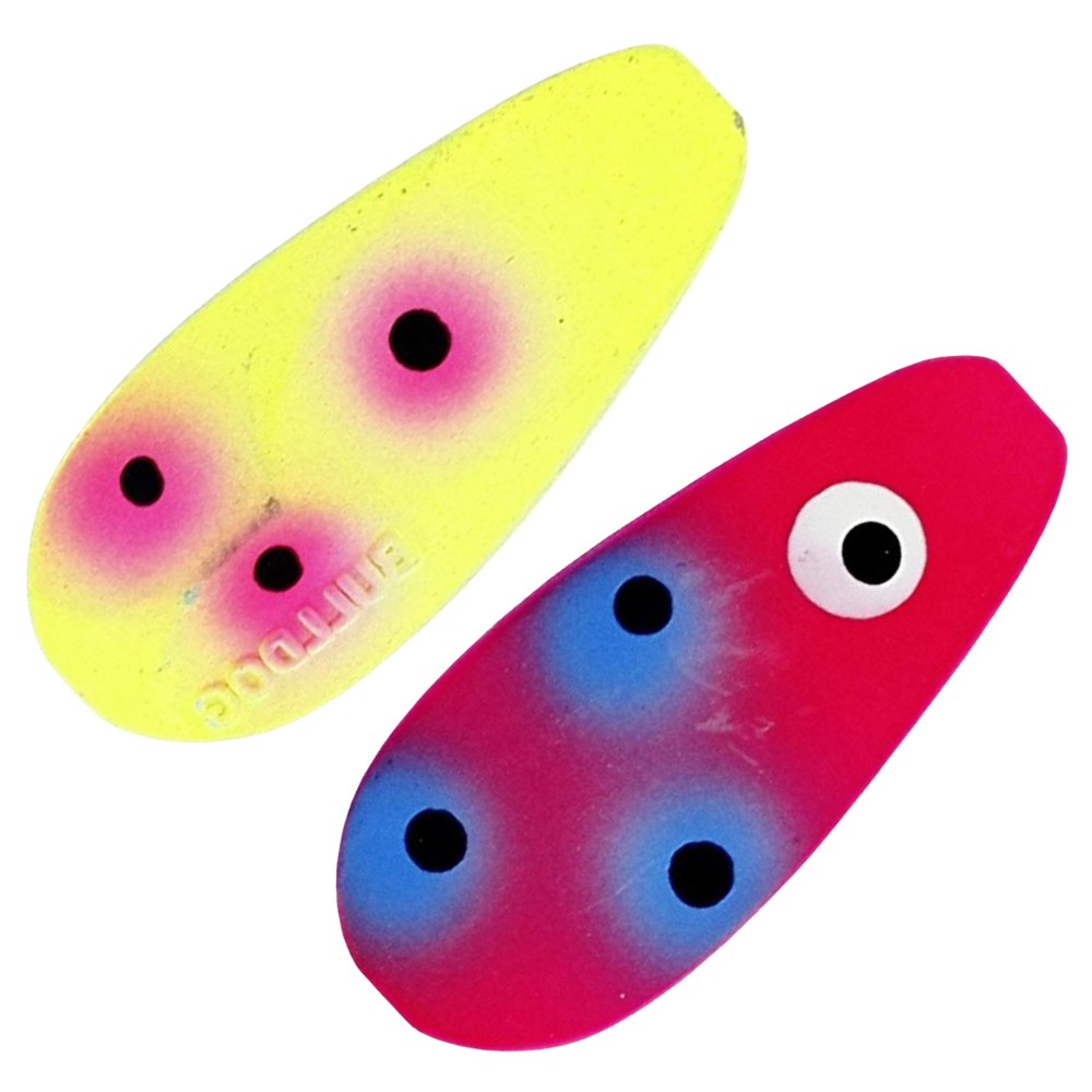 Westin Bulldog Inline - Inlineblinker Pink/Yellow Clown - 2,7cm - 4g