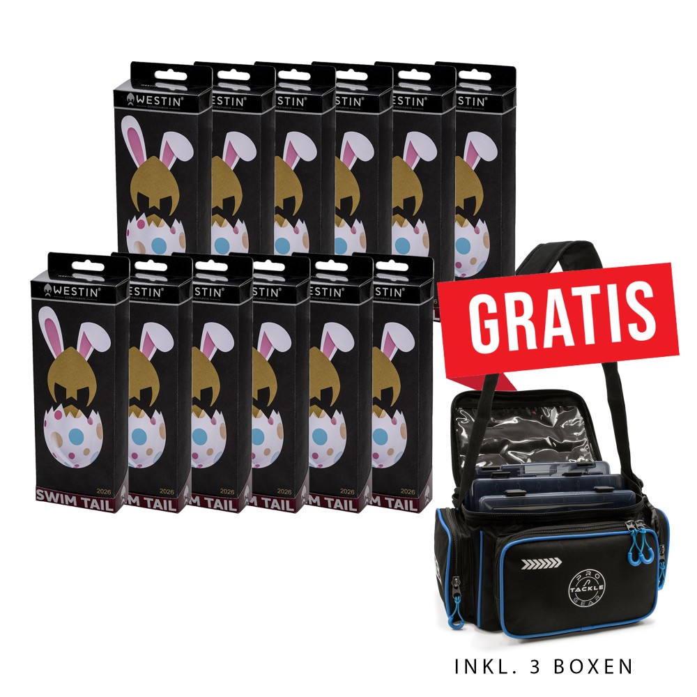 Westin 12x Swim Tail Easter Edition 2026 + *GRATIS* Shoulder Bag - Jerkbait - Oster Edition Set